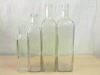 clear glass bottle