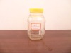 clear glass/honey/jam jar with screw plastic cap