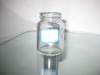 clear glass medicine bottle