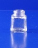 clear glass perfume bottle