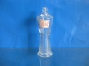 clear glass perfume bottle