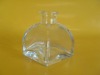 clear glass perfume bottle