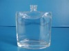 clear glass perfume bottle