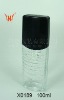 clear glass perfume bottle