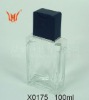 clear glass perfume bottle