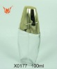 clear glass perfume bottle