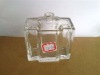 clear glass perfume bottle