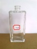 clear glass perfume bottle