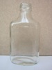 clear health care glass wine bottle