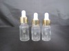 clear liquid glass bottles