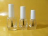 clear nail polish bottles with white cap