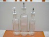 clear olive oil glass bottle with dropper