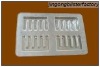 clear packing tray plastic blister tray for Metal threaded