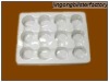 clear packing tray plastic blister tray for Metal threaded