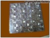 clear packing tray plastic blister tray for Metal threaded