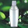 clear plastic bottle with disc top cap