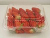 clear plastic box packaging for strawberry