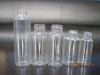 clear plastic cosmetic bottle