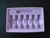 clear plastic medicinal food tray for oral liquid packaging