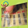 clear plastic sticker label