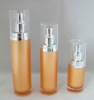 clear round cosmetic bottle