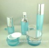 clear triangle cosmetic bottle