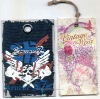 clothes  hangtag with lace