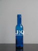 cobalt blue mini glass bottle