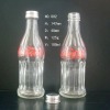 coca cola shape glass beverage bottles