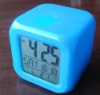 color changing clock/digital clock/promotion gift/ desk calendar