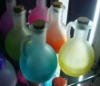 color milk glass bottle