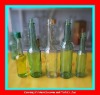 colored crystal white liqueur  wine bottle