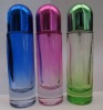 colored glass perfume bottle