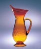 colored glass vase with traditional classic style