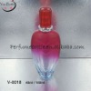 colorful glass perfume bottle