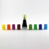 colorful perfume glass bottle