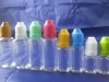 colorful plastic PET dropper bottles