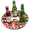 colorful tin bar tray