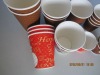 colour printing double carton cups 280gsm wrap cover