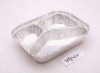 compartment aluminum foil container