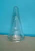 cone glass bottle