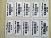 continual bar code labels