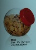 cookies airtight glass jar with red cap