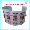 cosmetic adhesive labels/stickers