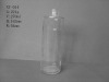 cosmetic clear empty glass bottle