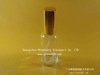 crown cap transparent essential glass bottle