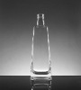 crystal glass bottle foe wine