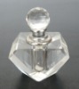 crystal glass perfume bottle