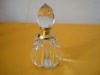 crystal glass  perfume bottle