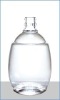 crystal white glass liqueur  bottle